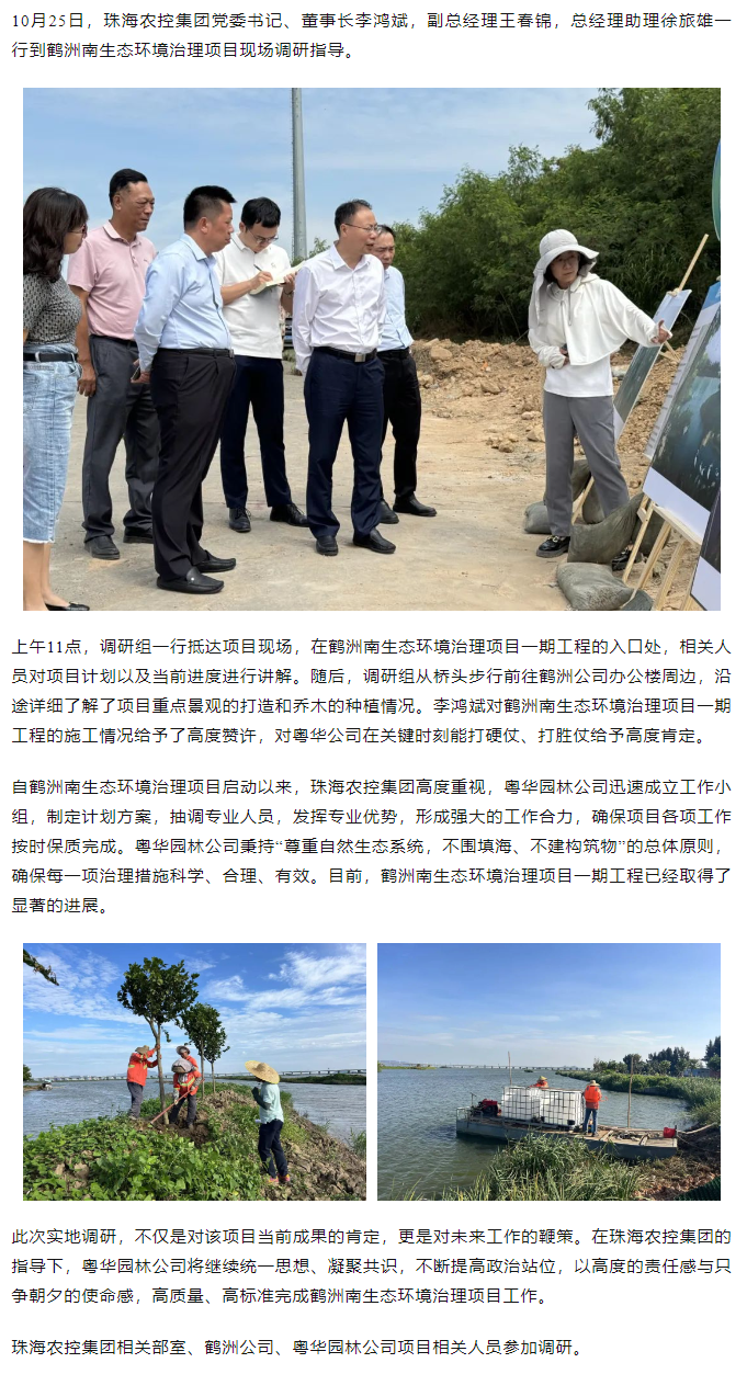 安博在线（中国）集团党委书记、董事长李鸿斌调研鹤洲南生态环境治理工作.png